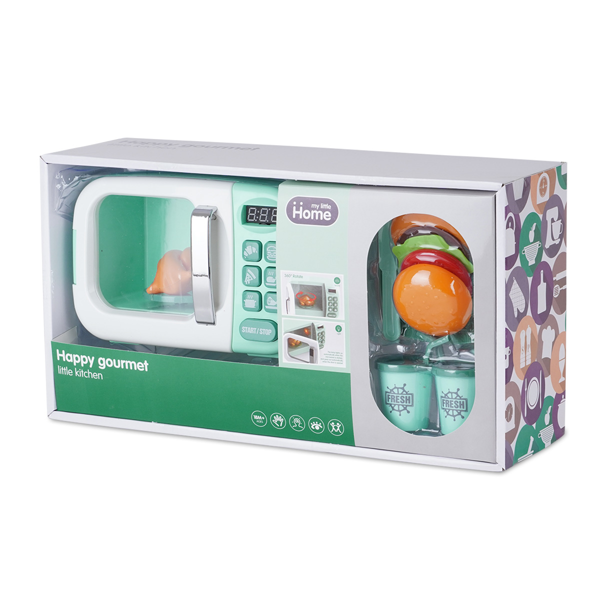 סט מיקרוגל משחק לילדים Microwave Oven Set סט מיקרוגל משחק לילדים Microwave Oven Set