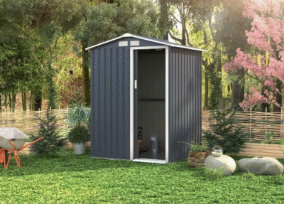 מחסן מתכת לגינה במידות 1.50X1.30 דגם XA1 מבית Garden Top