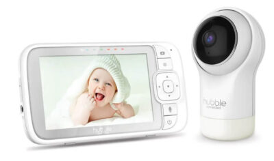 מצלמה אינטרקום ממומעת לתינוק כולל מסך "5 דגם NURSERY VIEW PRO מבית HUBBLE