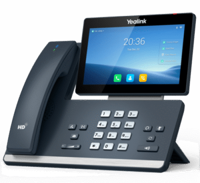 טלפון משרדי איכותי עם מסך מגע דגם T58W PRO מבית Yealink