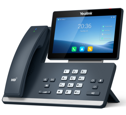 טלפון משרדי איכותי עם מסך מגע דגם T58W PRO מבית Yealink טלפון משרדי איכותי עם מסך מגע דגם T58W PRO מבית Yealink