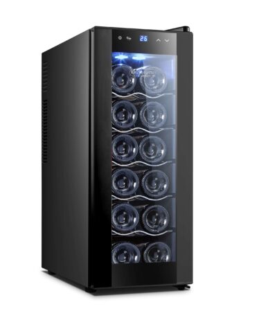 מקרר יינות 12 בקבוקים מבוסס מדחס דגם BCW-35A מבית La Kitchenette