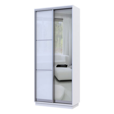 ארון הזזה 2 דלתות רוחב 90 ס"מ דגם אדם מבית HOME DECOR