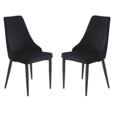 זוג כסאות מרופדים לפינת אוכל דגם ליאן מבית HOME DECOR