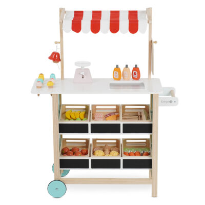 דוכן מכולת מעץ לילדים - ‏‏‏‏Wooden Grocery Store מבית Dainy's