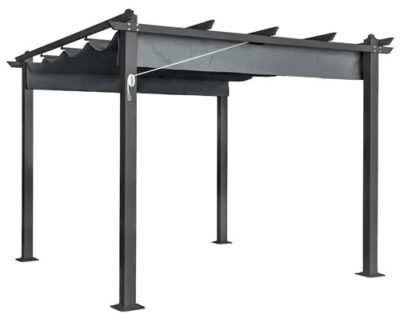 פרגולה מפוארת אלומיניום 3X4 דגם קיסר מבית Garden Top