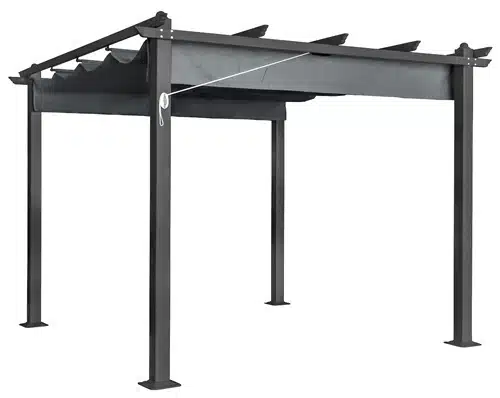 פרגולה מפוארת אלומיניום 3X4 דגם קיסר מבית Garden Top