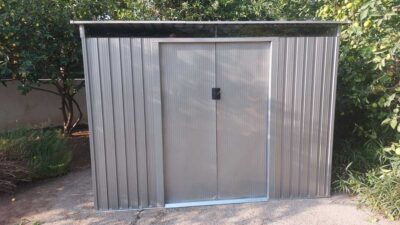 מחסן מתכת סקיילייט במידות 2.61X1.81 דגם SkyC מבית Garden Top