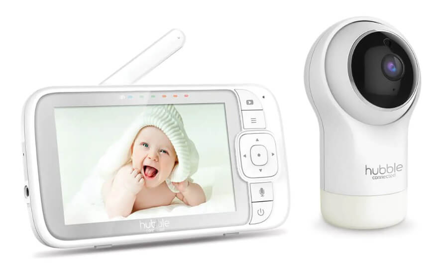 מצלמה אינטרקום ממומעת לתינוק כולל מסך "5 דגם NURSERY VIEW PRO מבית HUBBLE