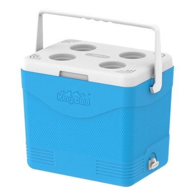 צידנית פרמיום 24 ליטר עם מחזיקי כוסות דגם 10636 מבית KeepCold