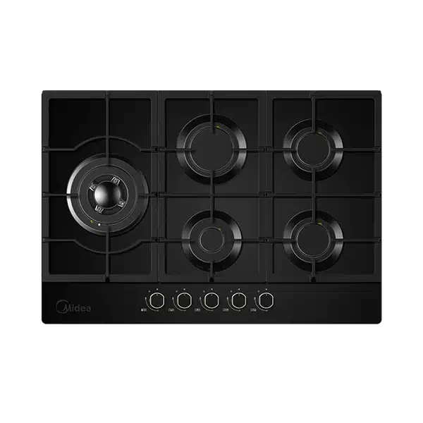 כיריים גז 5 להבות רוחב 75 ס״מ דגם 6711 מבית Midea כיריים גז 5 להבות רוחב 75 ס״מ דגם 6711 מבית Midea