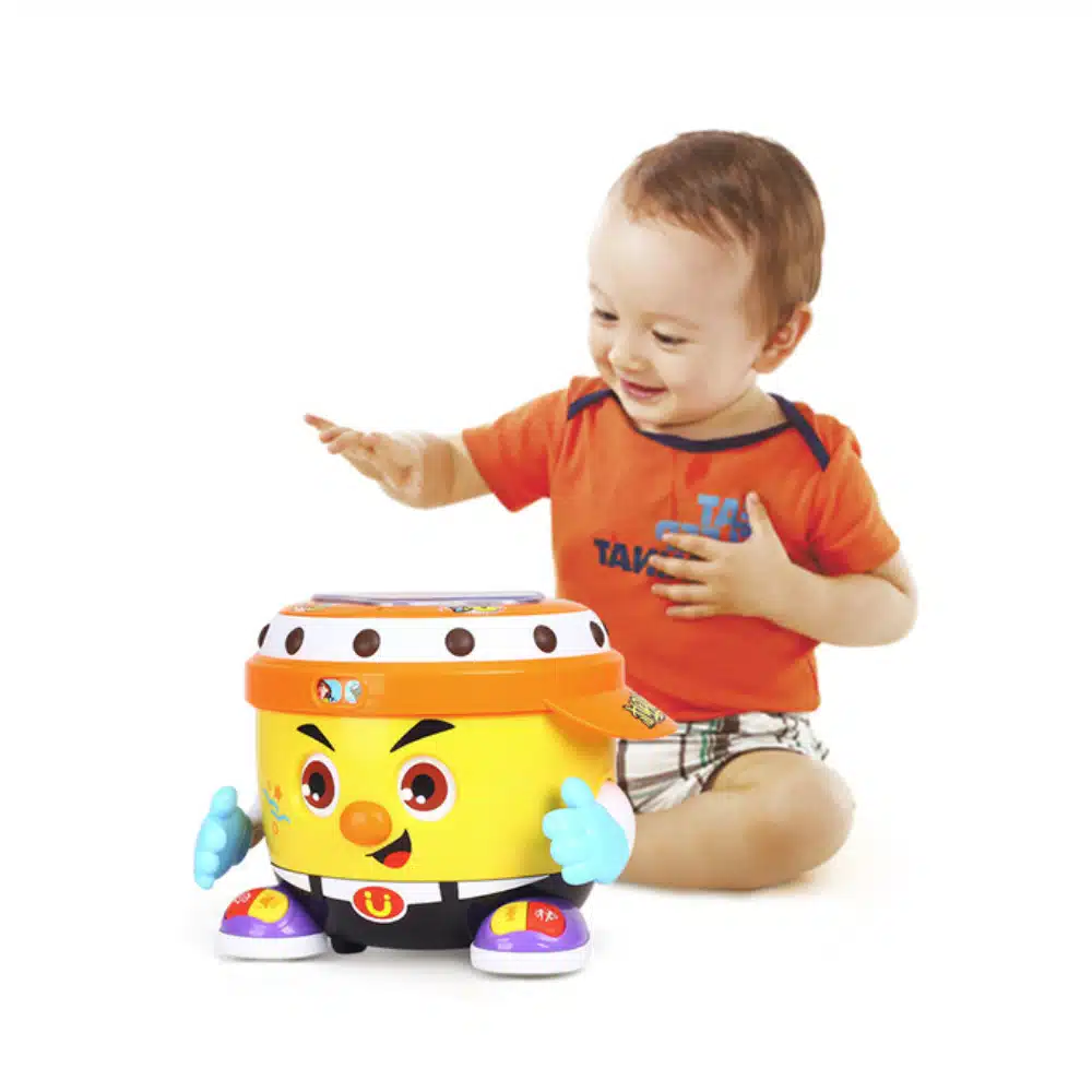 מערכת תופים מוזיקלית משולבת אורות וצלילים Dj Party Drum