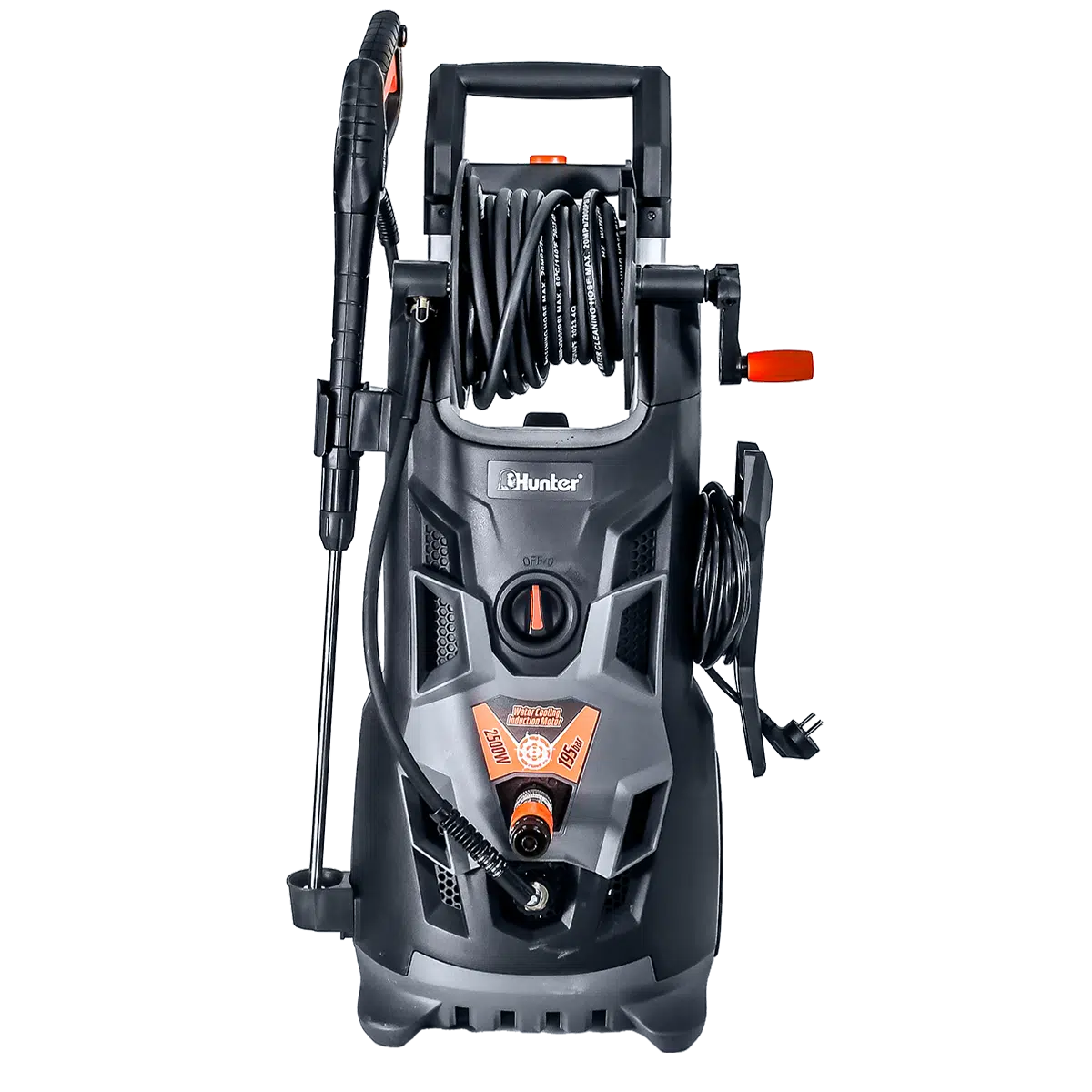 מכונת שטיפה 195BAR מנוע אינדוקציה 2500W דגם 102304-001 מבית Hunter