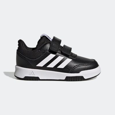 נעלי אופנה לתינוקות בצבע שחור/לבן דגם SPORT AND LOOP מבית ADIDAS
