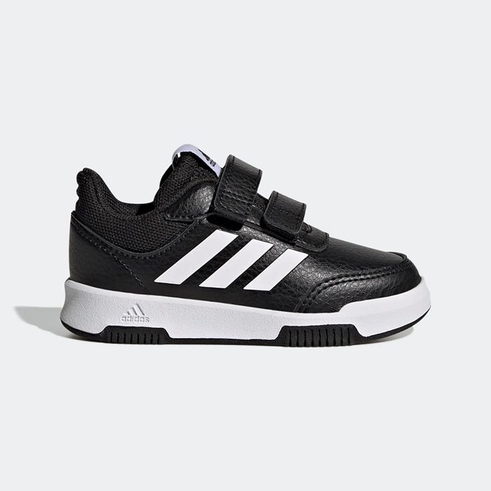 נעלי אופנה לתינוקות בצבע שחור/לבן דגם SPORT AND LOOP מבית ADIDAS