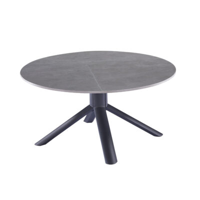 שולחן סלון קרמיקה עגול 90 ס"מ דגם זאוס מבית HOME DECOR