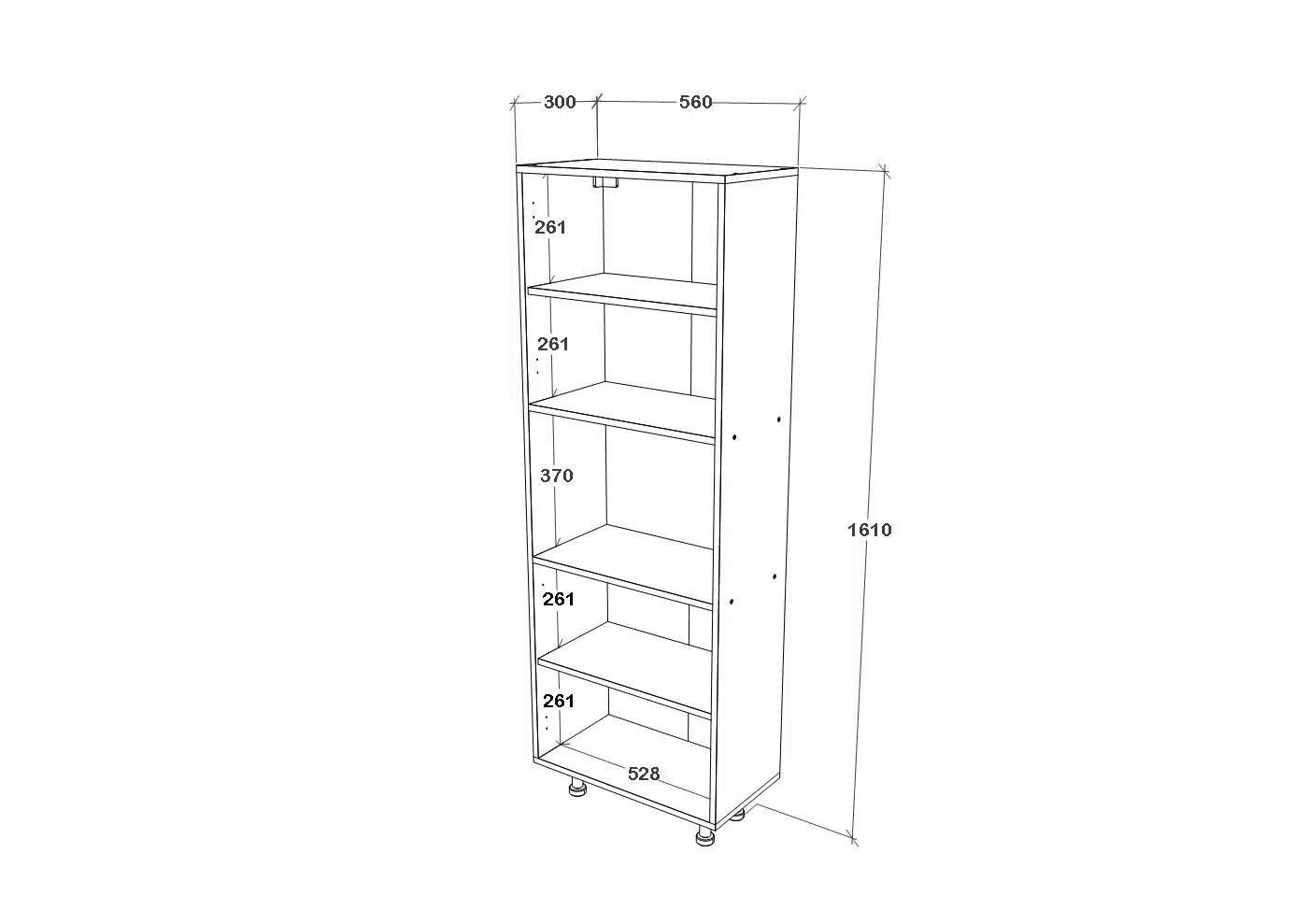 ארון שרות עם מקום למיקרוגל דגם אלירן מבית Tudo Design