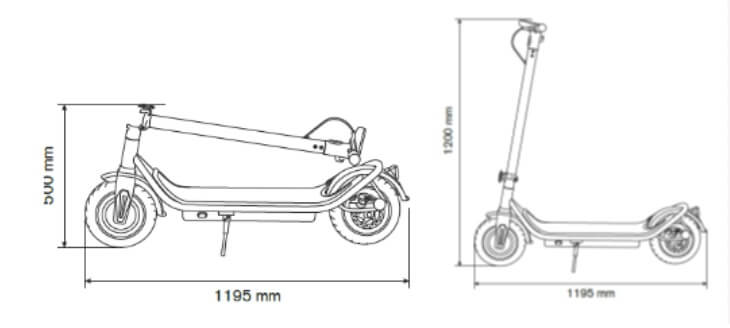 קורקינט חשמלי דגם CITY CROSS-E X מבית DUCATI