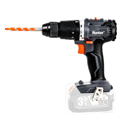 מברגה רוטטת/קודחת BrushLess 18V - גוף בלבד דגם 100312-015 מבית Hunter