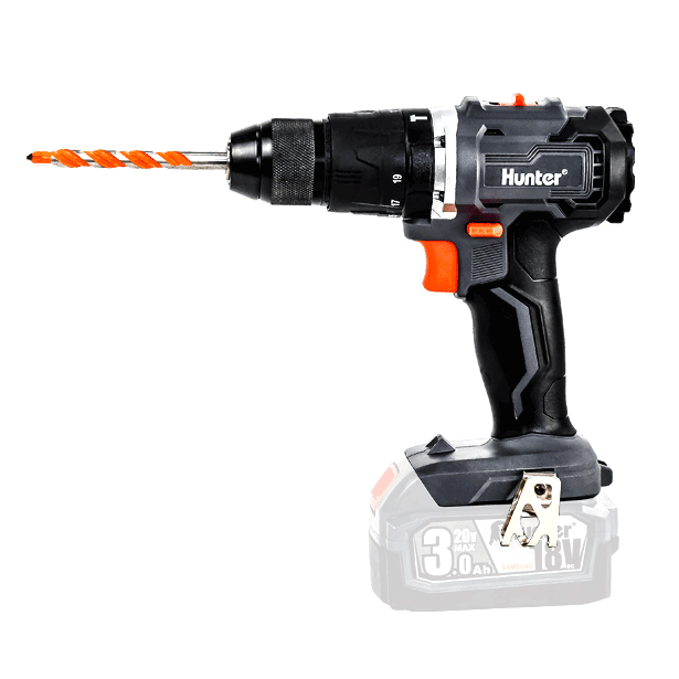 מברגה רוטטת/קודחת BrushLess 18V - גוף בלבד דגם 100312-015 מבית Hunter