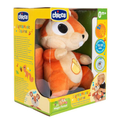 בובת סנאי מנגנת ומאירה Toy MF Squirrel Light&Music