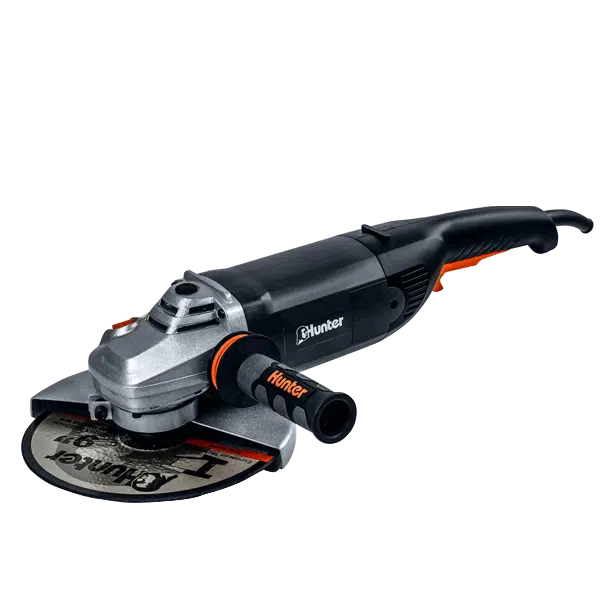 משחזת זווית הנעה רכה 9" 2400W דגם 100410-003 מבית Hunter משחזת זווית הנעה רכה 9" 2400W דגם 100410-003 מבית Hunter