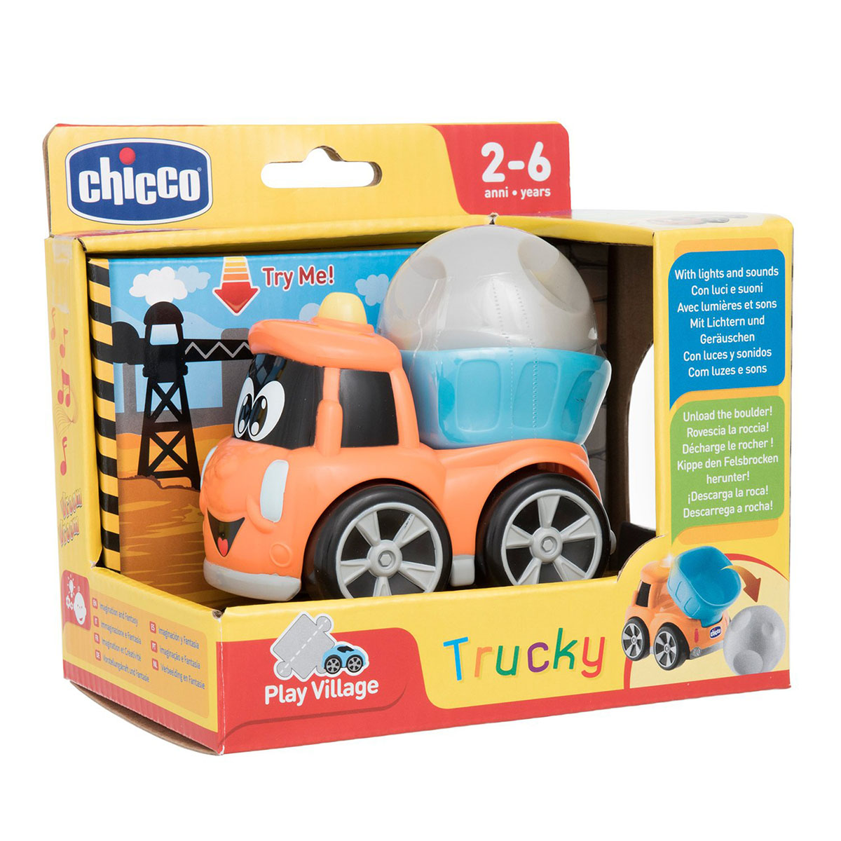 משאית משחק Gioco Builders Trucky