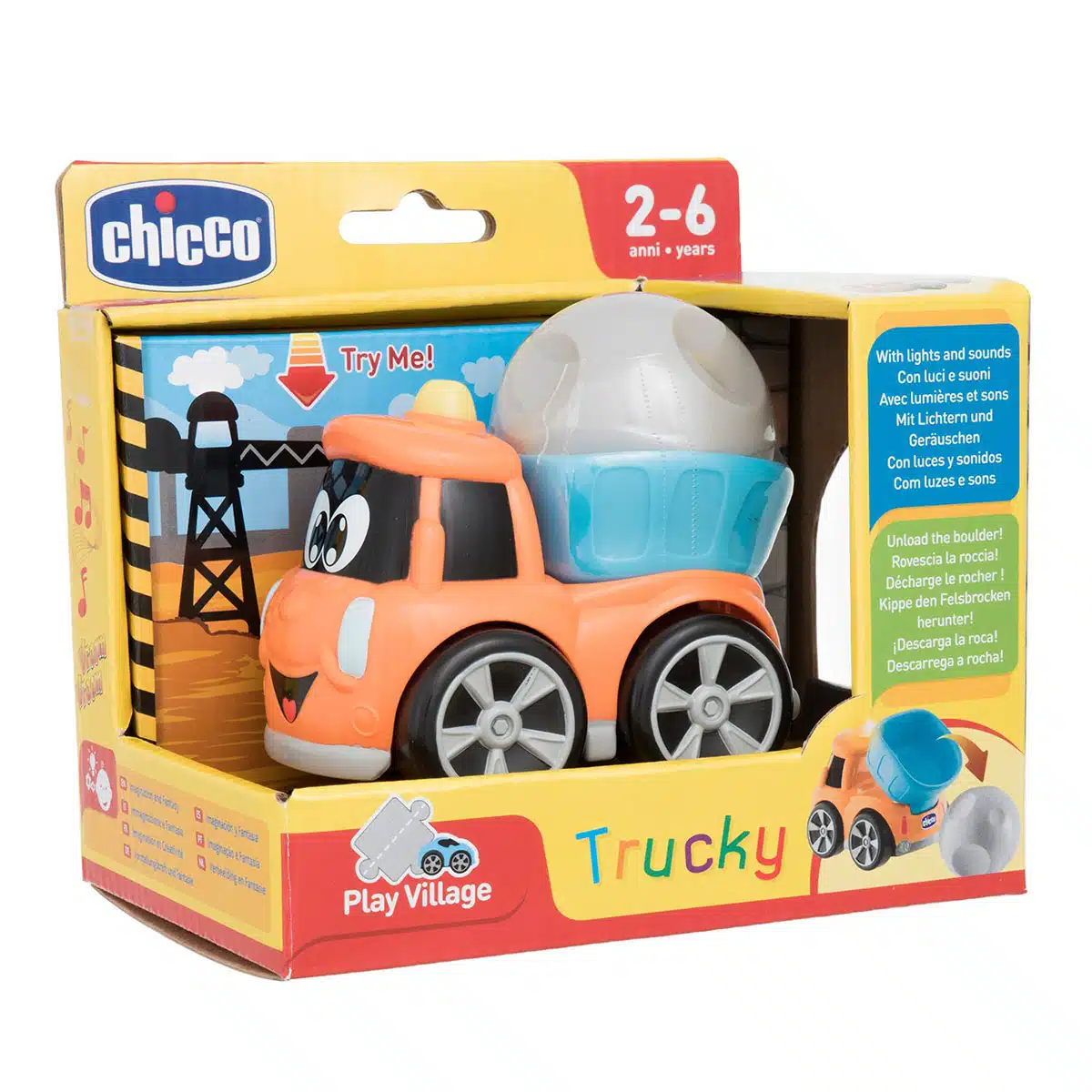 משאית משחק Gioco Builders Trucky