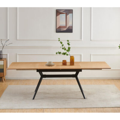 שולחן אוכל נפתח 1.4-2.4 מ' דגם סנטוריני מבית HOME DECOR