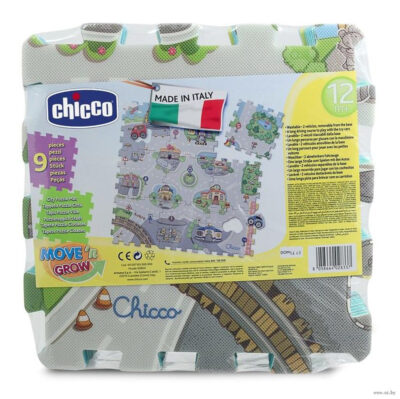 פאזל רצפה 9 חלקים עיר - Chicco Play Mat Puzzle City