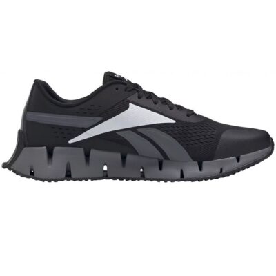 נעלי ריצה לבוגרים בצבע שחור/אפור דגם ZIG DYNAMICA מבית REEBOK