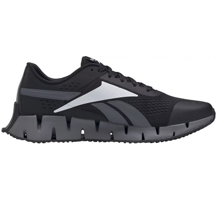 נעלי ריצה לבוגרים בצבע שחור/אפור דגם ZIG DYNAMICA מבית REEBOK