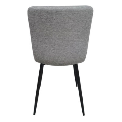 סט 4 כסאות אוכל מרופדים בד רחיץ דגם סהר מבית HOME DECOR