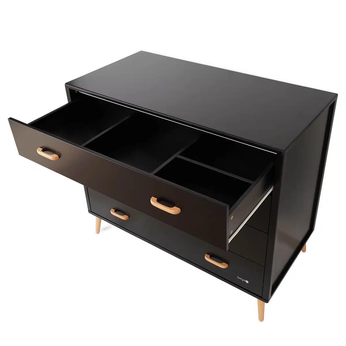שידת אחסנה אליסון שחור/עץ - Alison™ Dresser Black/Wood מבית Dainy's