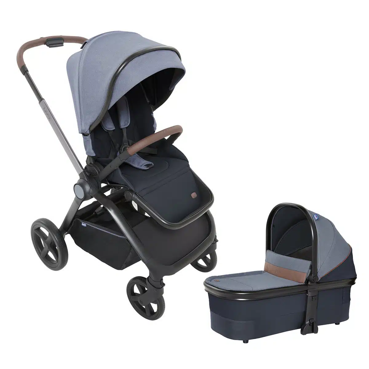 עגלה משולבת סל שכיבה מיסה - Mysa Stroller מבית Chicco