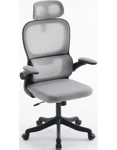 כיסא משרדי אורטופדי עם משענת ראש דגם Lux מבית S.R