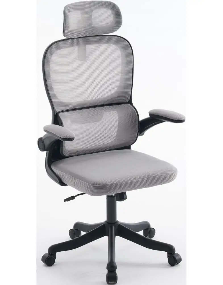 כיסא משרדי אורטופדי עם משענת ראש דגם Lux מבית S.R