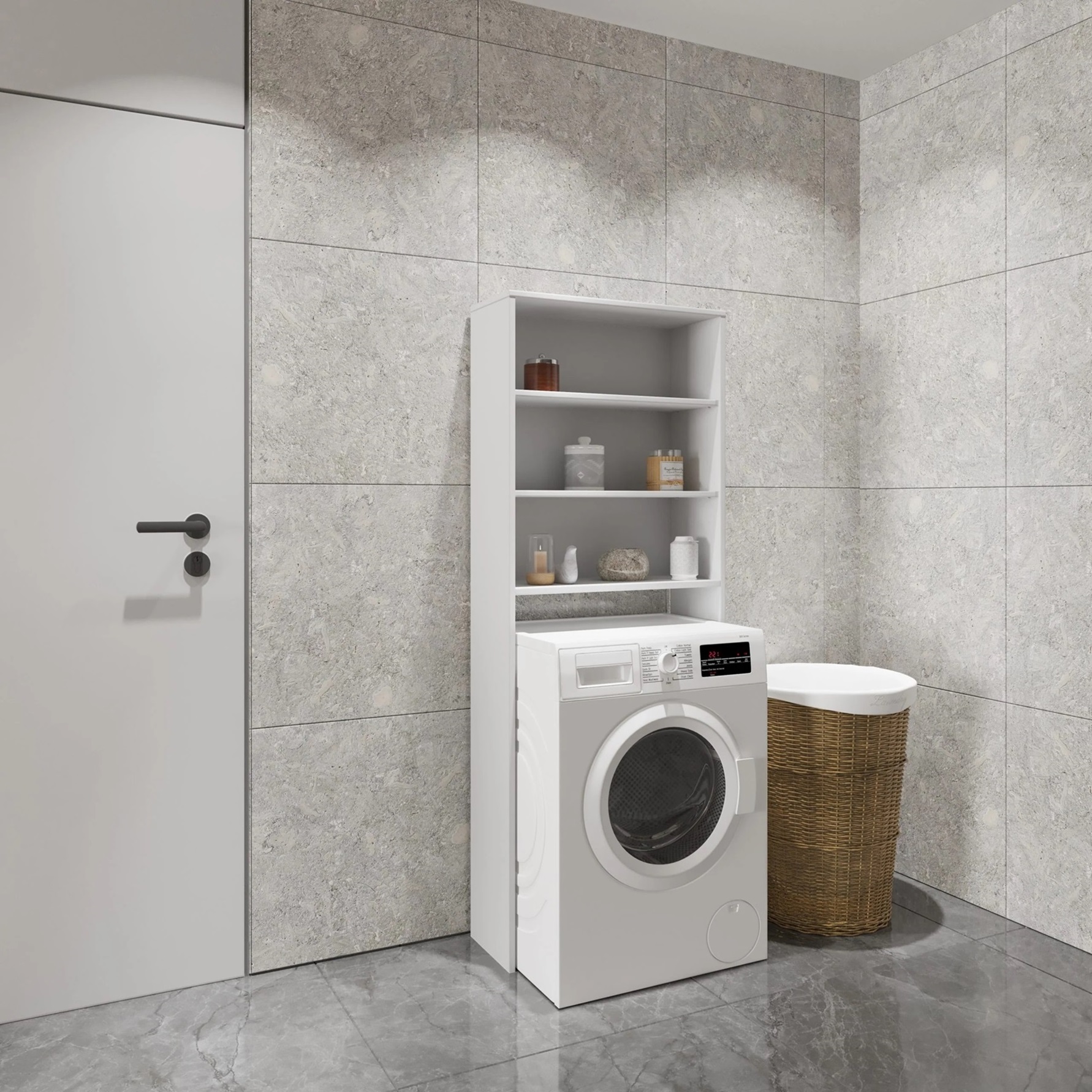 ארון שרות מעל מכונת הכביסה דגם ELECTRIC מבית TUDO DESIGN