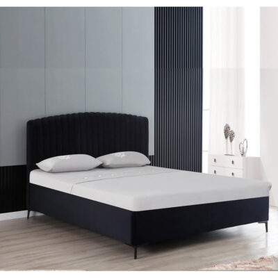 מיטה זוגית מעוצבת עם ארגז מצעים דגם זואי מבית HOME DECOR
