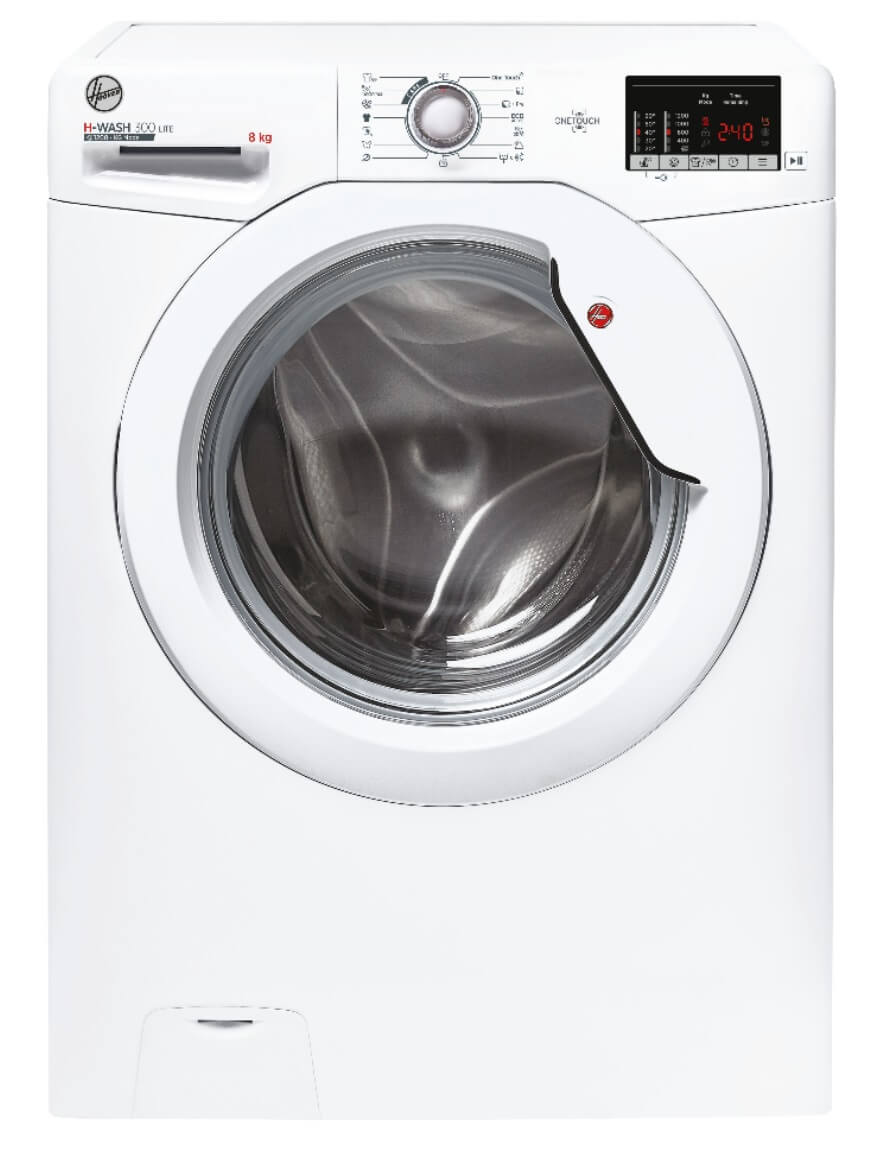 מכונת כביסה 8 ק"ג פתח חזית דגם H3W282DE מבית Hoover