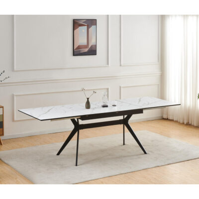 שולחן אוכל נפתח 1.4-2.4 מ' דגם סנטוריני מבית HOME DECOR