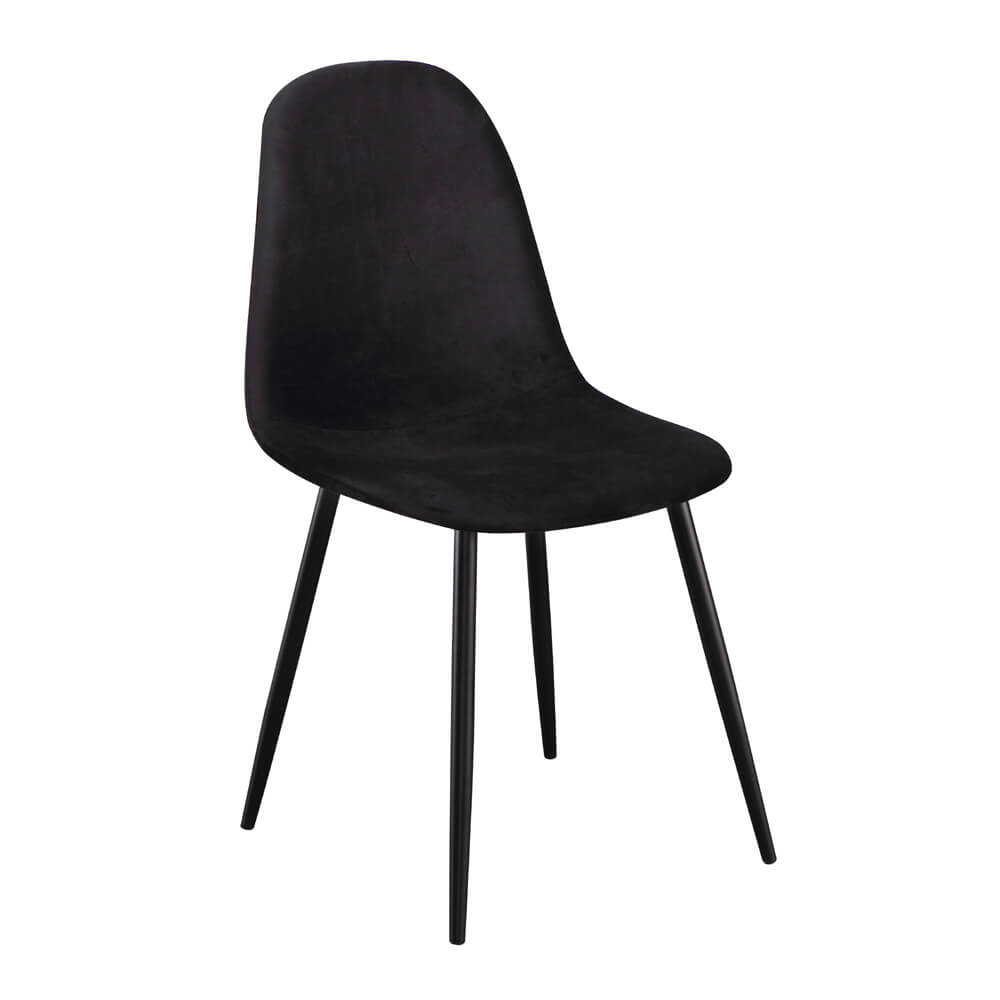 פינת אוכל עגולה 120 ס"מ עם 4 כסאות מרופדים HOME DECOR דגם בולוניה-כרמל