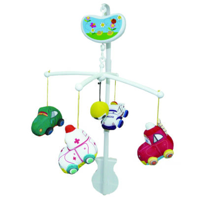 מובייל מוסיקלי - Happy Cars Musical Mobile מבית Biba Toys
