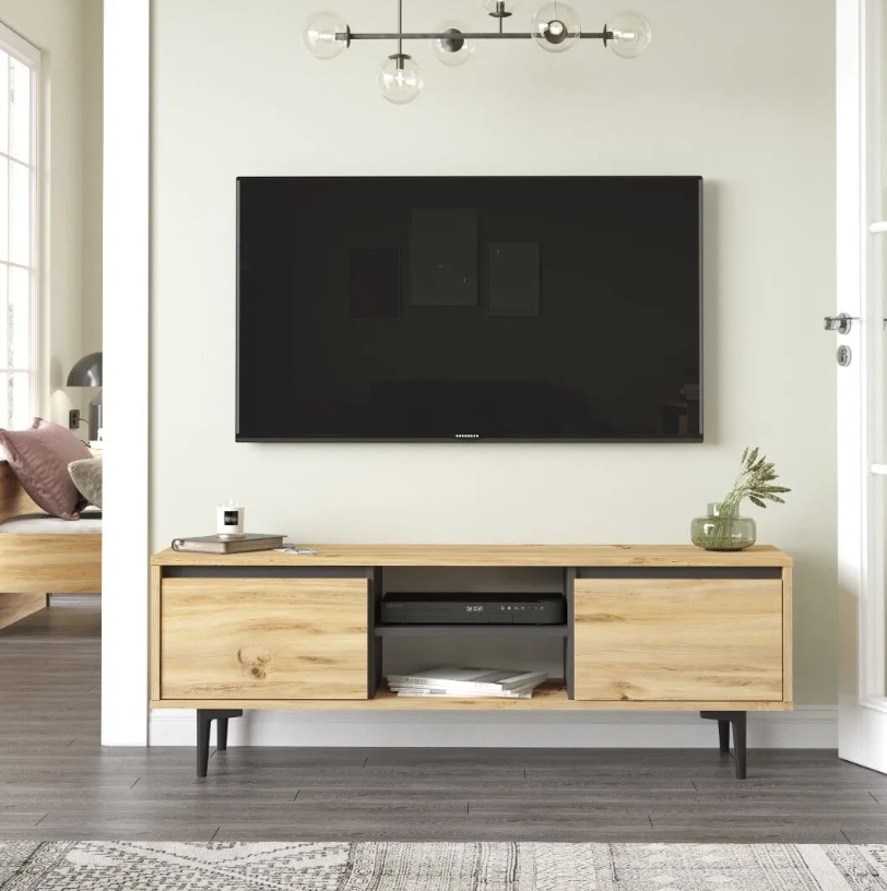 מזנון טלוויזיה מעוצב דגם Coral-AR1 מבית HOMAX
