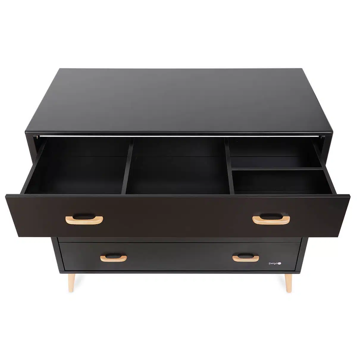 שידת אחסנה אליסון שחור/עץ - Alison™ Dresser Black/Wood מבית Dainy's