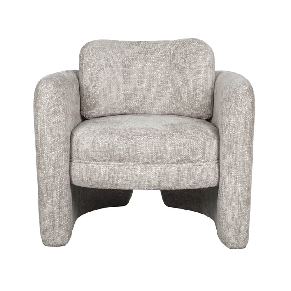 כורסא מעוצבת מרופדת בד רחיץ דגם טיילור מבית HOME DECOR