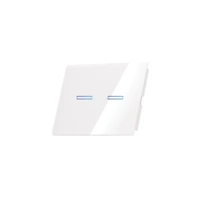 מתג חכם לתאורה 2 מפסקים (גוויס 3 מקום) דגם SW-3GEV2 מבית Semicom Smart