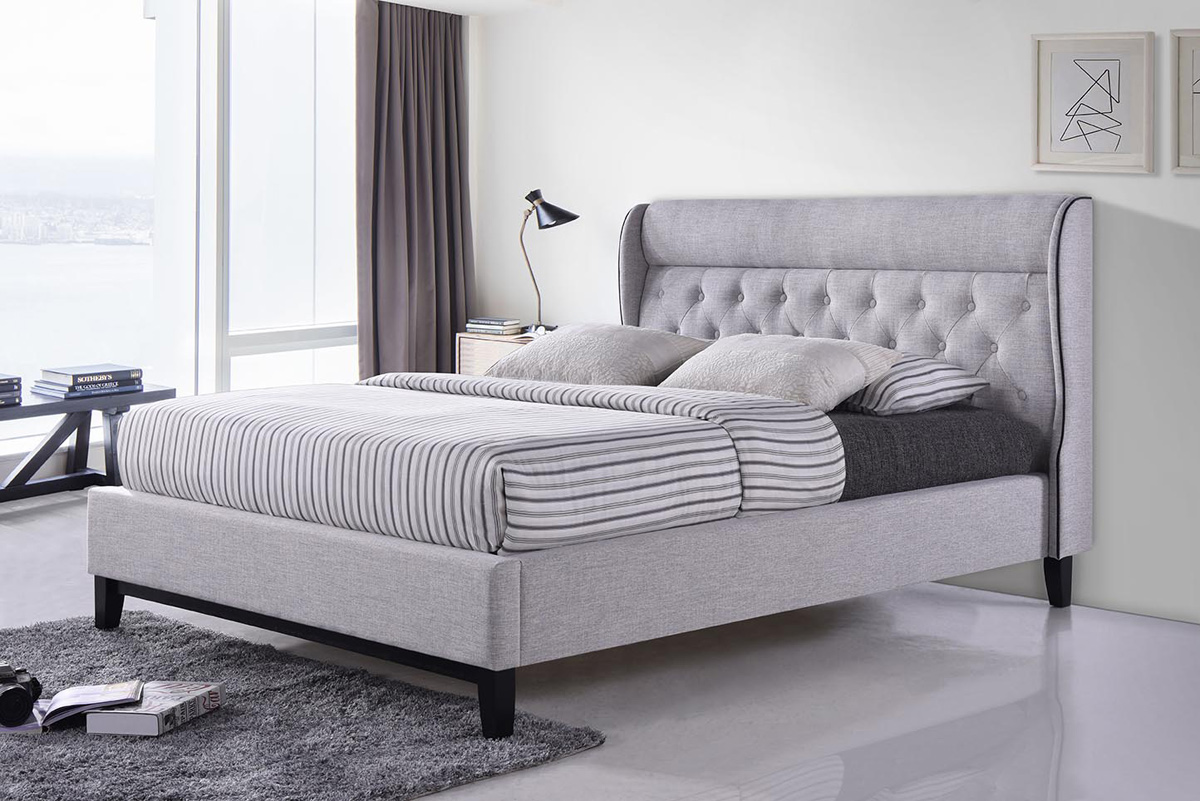 מיטה זוגית מעוצבת דגם פיונה מבית HOME DECOR