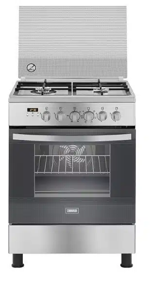 תנור משולב כריים גז דגם ZCK67326XA מבית ZANUSSI