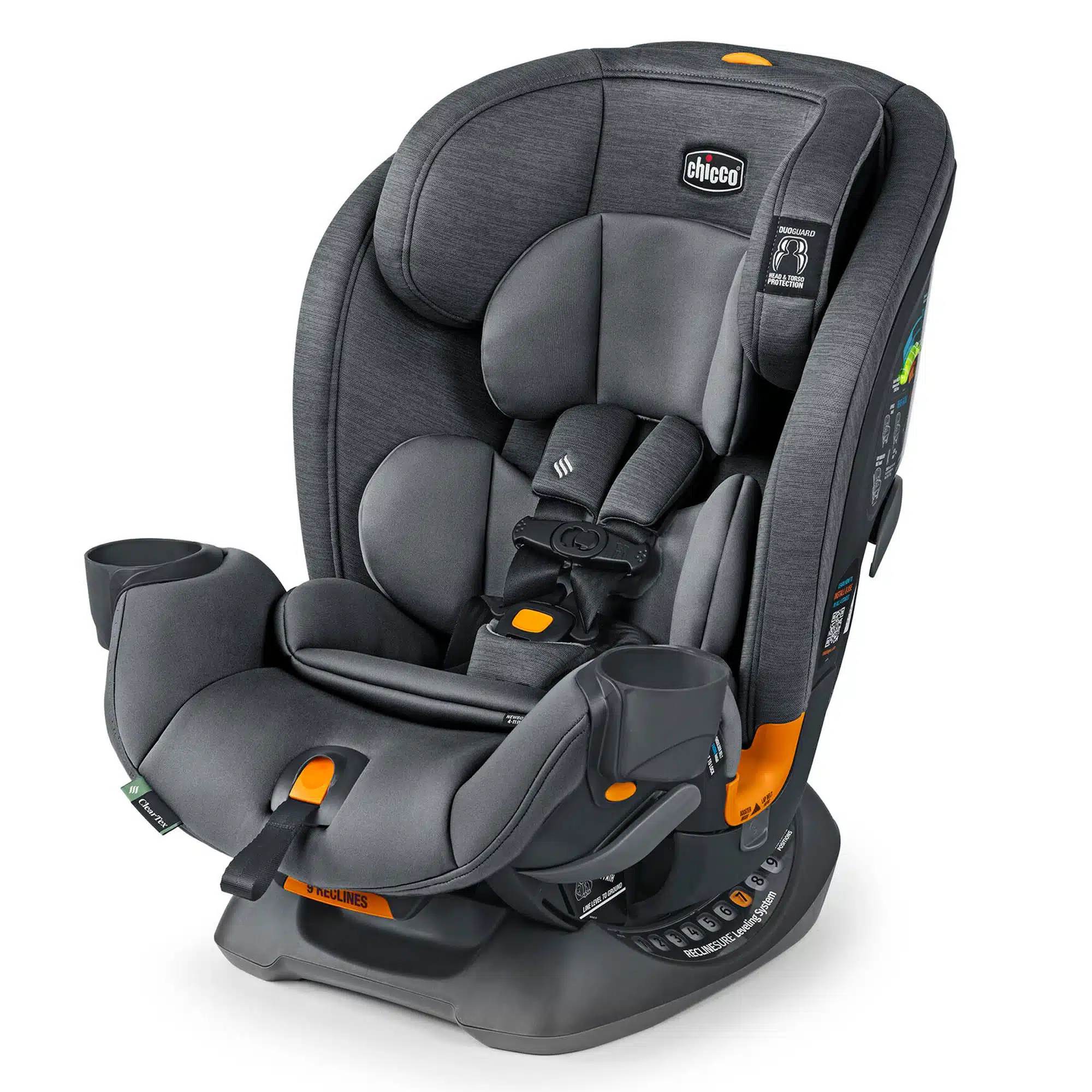כיסא בטיחות וואן פיט קלירטקס - OneFit ClearTex מבית Chicco